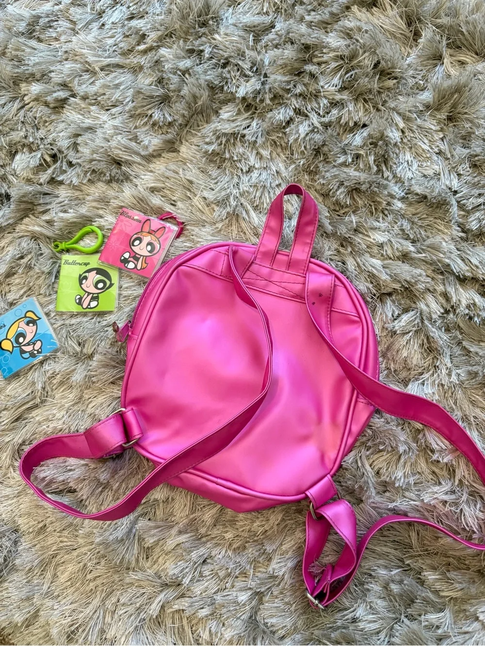 Powerpuff Girls Pink Glitter Kids Backpack